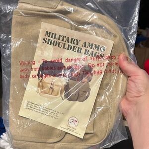 Rothco Tan Military Ammo Shoulder Bag